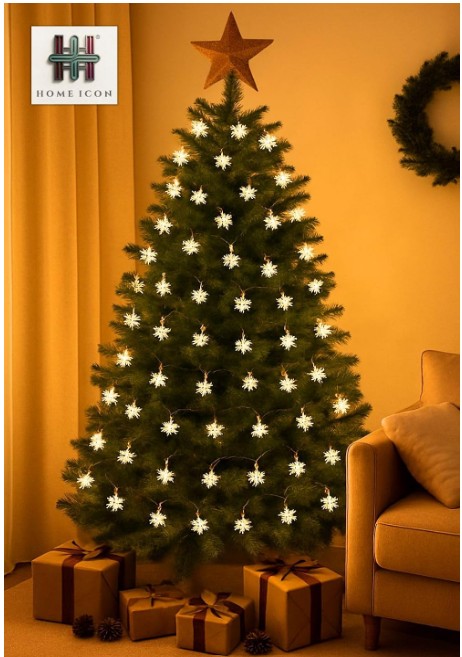 Christmas Decoration Snowflake String Lights